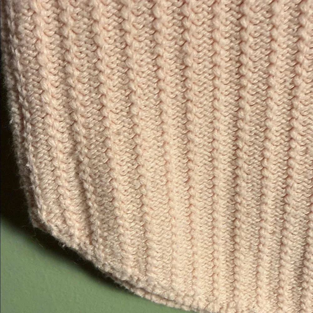 LOFT Women's Pink Textured Sweater - Picture 9 of 9
